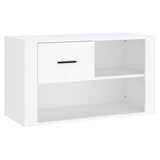 Scarpiera Bianca 80x35x45 cm in Legno truciolato