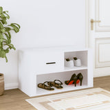 Scarpiera Bianca 80x35x45 cm in Legno truciolato