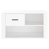 Scarpiera Bianca 80x35x45 cm in Legno truciolato