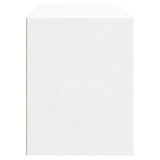 Scarpiera Bianco Lucido 80x35x45 cm in Legno truciolato