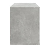 Scarpiera Grigio Cemento 80x35x45 cm in Legno truciolato