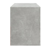 Scarpiera Grigio Cemento 80x35x45 cm in Legno truciolato