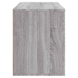 Scarpiera Grigio Sonoma 80x35x45 cm in Legno truciolato