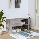 Scarpiera Grigio Sonoma 80x35x45 cm in Legno truciolato