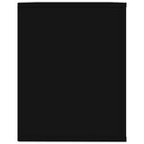 Scarpiera Nera 75x35x45 cm in Legno truciolato