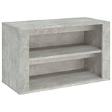 Scarpiera Grigio Cemento 75x35x45 cm in Legno truciolato