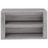 Scarpiera Grigio Sonoma 75x35x45 cm in Legno truciolato