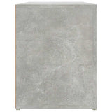 Scarpiera Grigio Cemento 100x35x45 cm in Legno truciolato