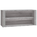 Scarpiera Grigio Sonoma 100x35x45 cm in Legno truciolato