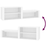 Scarpiera bianco 150x35x45 cm in Legno truciolato