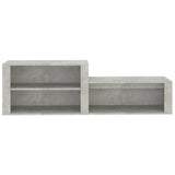 Scarpiera Grigio Cemento 150x35x45 cm in Legno truciolato