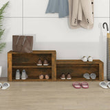 Scarpiera Rovere Fumo 150x35x45 cm in Legno truciolato