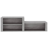 Scarpiera Grigio Sonoma 150x35x45 cm in Legno truciolato