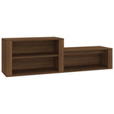 Scarpiera Rovere Marrone 150x35x45 cm in Legno truciolato