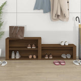 Scarpiera Rovere Marrone 150x35x45 cm in Legno truciolato