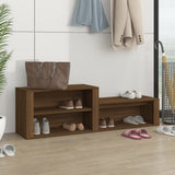Scarpiera Rovere Marrone 150x35x45 cm in Legno truciolato