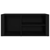 Scarpiera Nero 100x35x45 cm in Legno truciolato