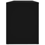 Scarpiera Nero 100x35x45 cm in Legno truciolato
