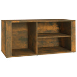 Scarpiera Rovere Fumo 100x35x45 cm in Legno truciolato