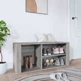 Scarpiera Grigio Sonoma 100x35x45 cm in Legno truciolato