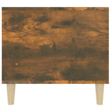 Tavolino da Salotto Rovere Fumo 90x49x45 cm Legno truciolato