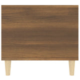 Tavolino Salotto Rovere Marrone 90x49x45 cm Legno truciolato