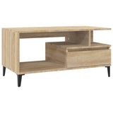 Tavolino da Salotto Rovere Sonoma 90x49x45 cm Legno truciolato