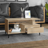 Tavolino da Salotto Rovere Sonoma 90x49x45 cm Legno truciolato