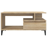 Tavolino da Salotto Rovere Sonoma 90x49x45 cm Legno truciolato