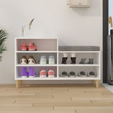 Scarpiera Bianca 102x36x60 cm in Legno truciolato
