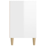 Scarpiera Bianco Lucido 102x36x60 cm in Legno truciolato