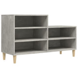 Scarpiera Grigio Cemento 102x36x60 cm in Legno truciolato