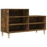 Scarpiera Rovere Fumo 102x36x60 cm in Legno truciolato