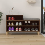 Scarpiera Rovere Marrone 102x36x60 cm in Legno truciolato
