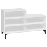 Scarpiera Bianca 102x36x60 cm in Legno truciolato