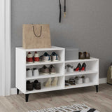 Scarpiera Bianca 102x36x60 cm in Legno truciolato