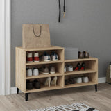 Scarpiera Rovere Sonoma 102x36x60 cm in Legno truciolato