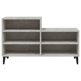 Scarpiera Grigio Cemento 102x36x60 cm in Legno truciolato