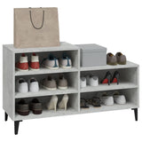 Scarpiera Grigio Cemento 102x36x60 cm in Legno truciolato