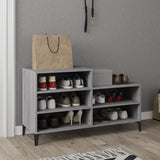 Scarpiera Grigio Sonoma 102x36x60 cm in Legno truciolato