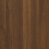 Scarpiera Rovere Marrone 102x36x60 cm in Legno truciolato
