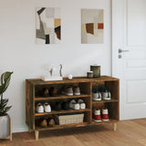 Scarpiera Rovere Fumo 102x36x60 cm in Legno truciolato