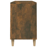 Scarpiera Rovere Fumo 102x36x60 cm in Legno truciolato