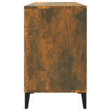 Scarpiera Rovere Fumo 102x36x60 cm in Legno truciolato