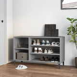 Scarpiera Grigio Sonoma 102x36x60 cm in Legno truciolato