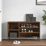 Scarpiera Rovere Marrone 102x36x60 cm in Legno truciolato