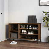 Scarpiera Rovere Marrone 102x36x60 cm in Legno truciolato