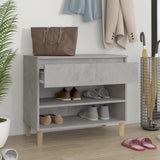 Scarpiera Grigio Cemento 70x36x60 cm in Legno truciolato
