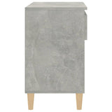 Scarpiera Grigio Cemento 70x36x60 cm in Legno truciolato