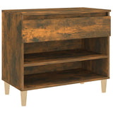 Scarpiera Rovere Fumo 70x36x60 cm in Legno truciolato